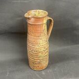 Old large glazed stoneware pitcher