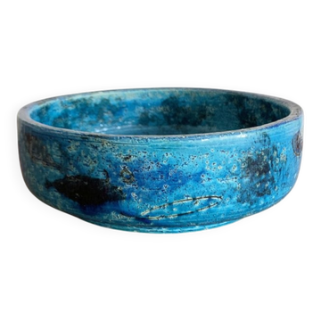 Coupe en poterie poisson Pesce par Aldo Londi pour Bitossi, Italie, années 1960
