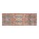 Orange Brown Turkish Vintage Handmade Oushak Wool Runner Rug 87x237