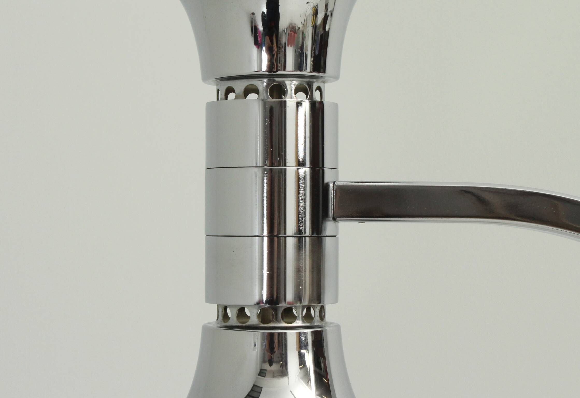 Chromed floor lamp AM/AS by Franco Albini for Sirrah, Italy, 1969