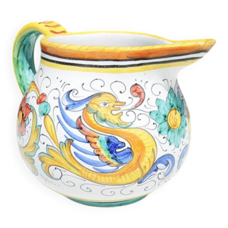 Antique ceramic pitcher from Sberna Deruta