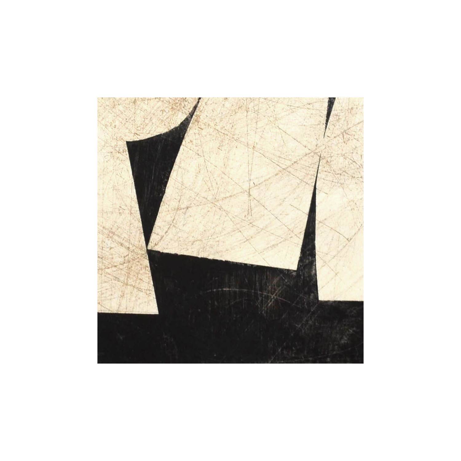 Abstract painting on panel - painting B85 signed Eawy