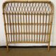 Vintage bamboo and rattan headboard
