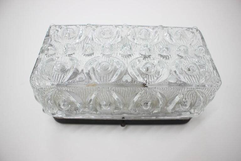 Midcentury Design Wall or Ceiling Lamp, Flush Mount, 1970s