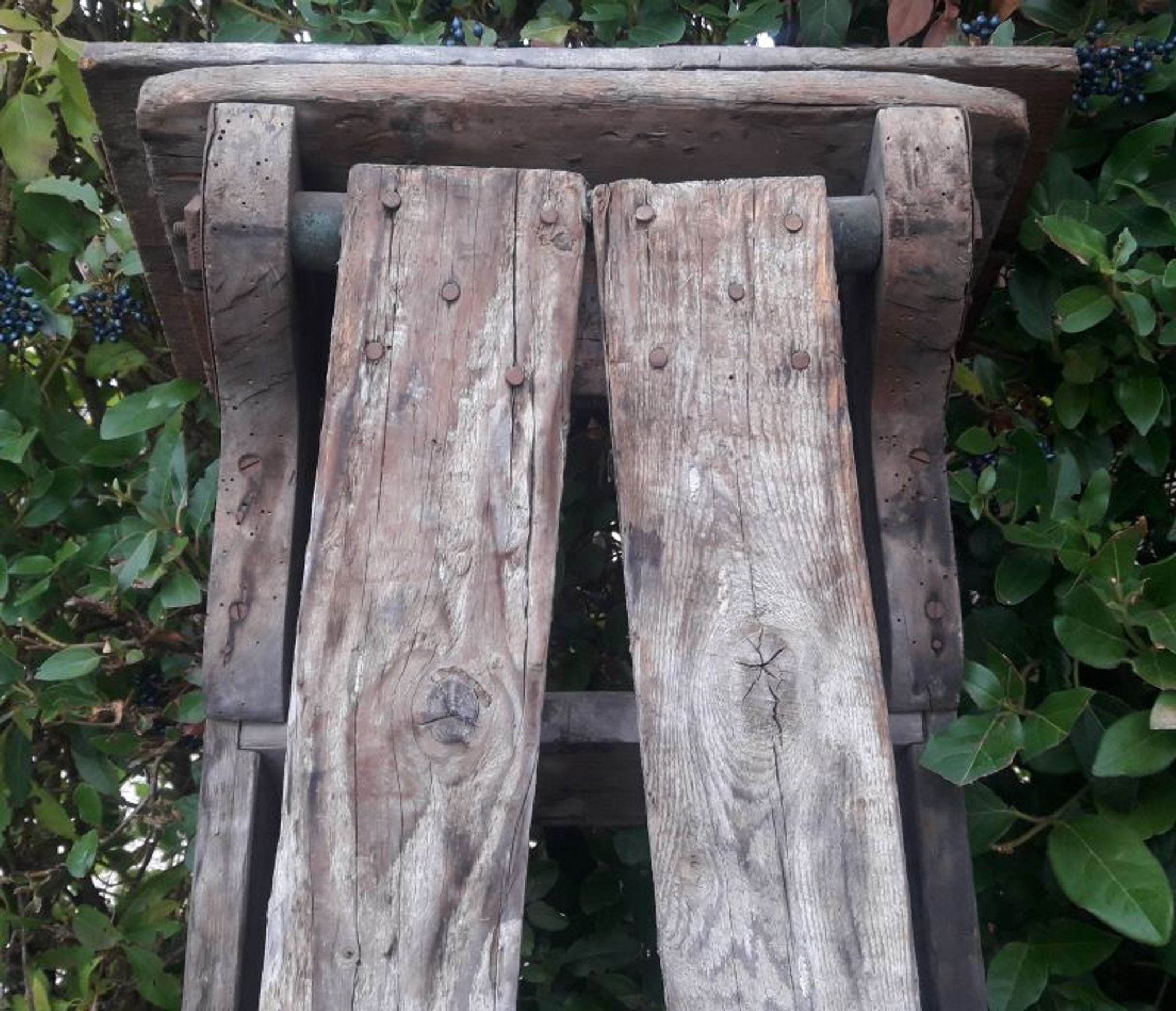 Artisan wooden ladder 6 steps