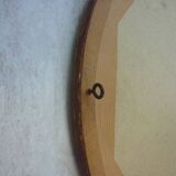 Miroir ovale bois doré ancien