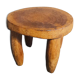 Small round Senoufo stool in wood