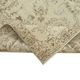 Hand-knotted one-of-a-kind turkish beige carpet 148 x 287 cm