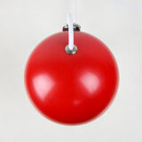 Mid-century red table lamp