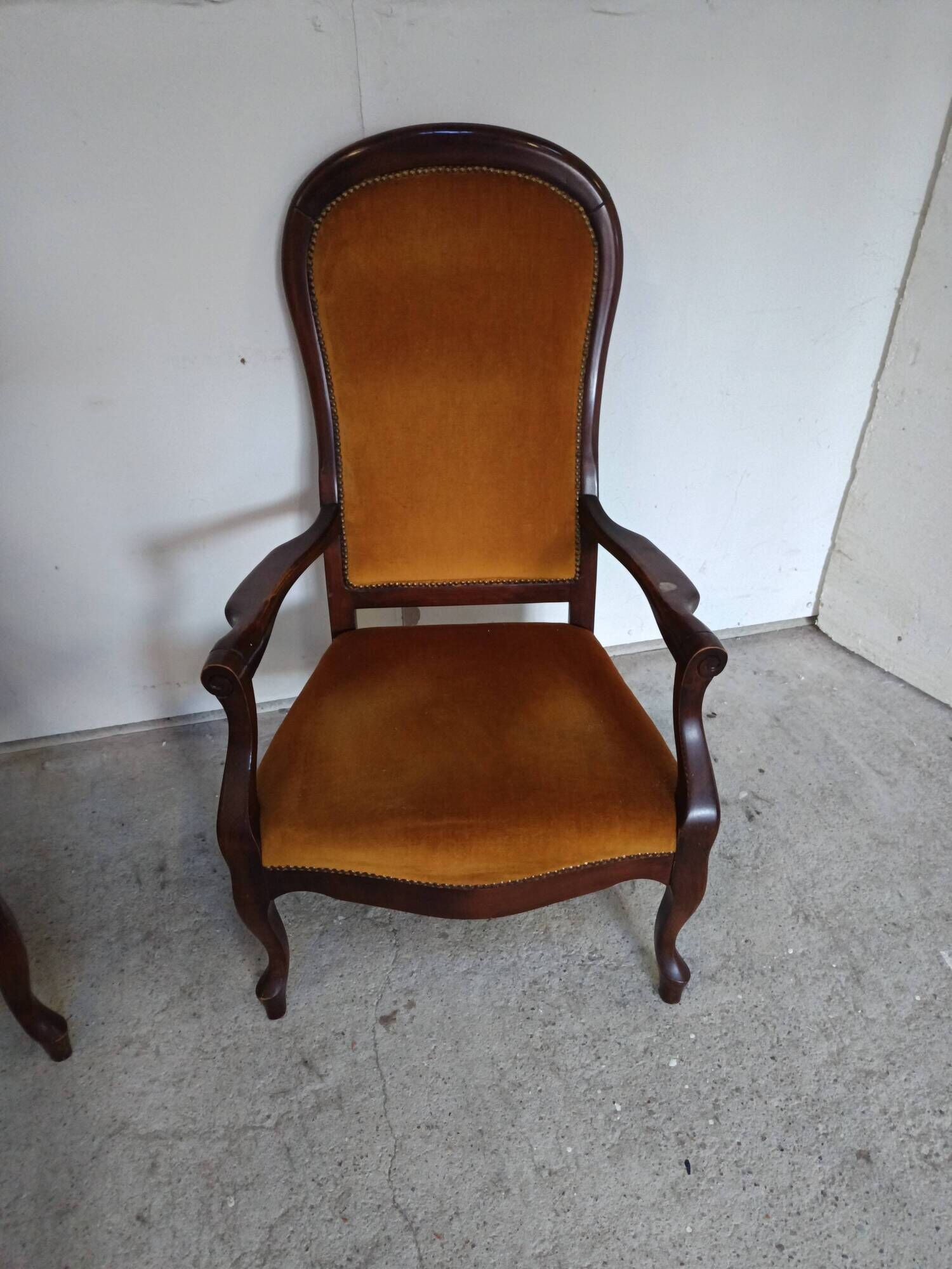 pair of Voltaire armchairs