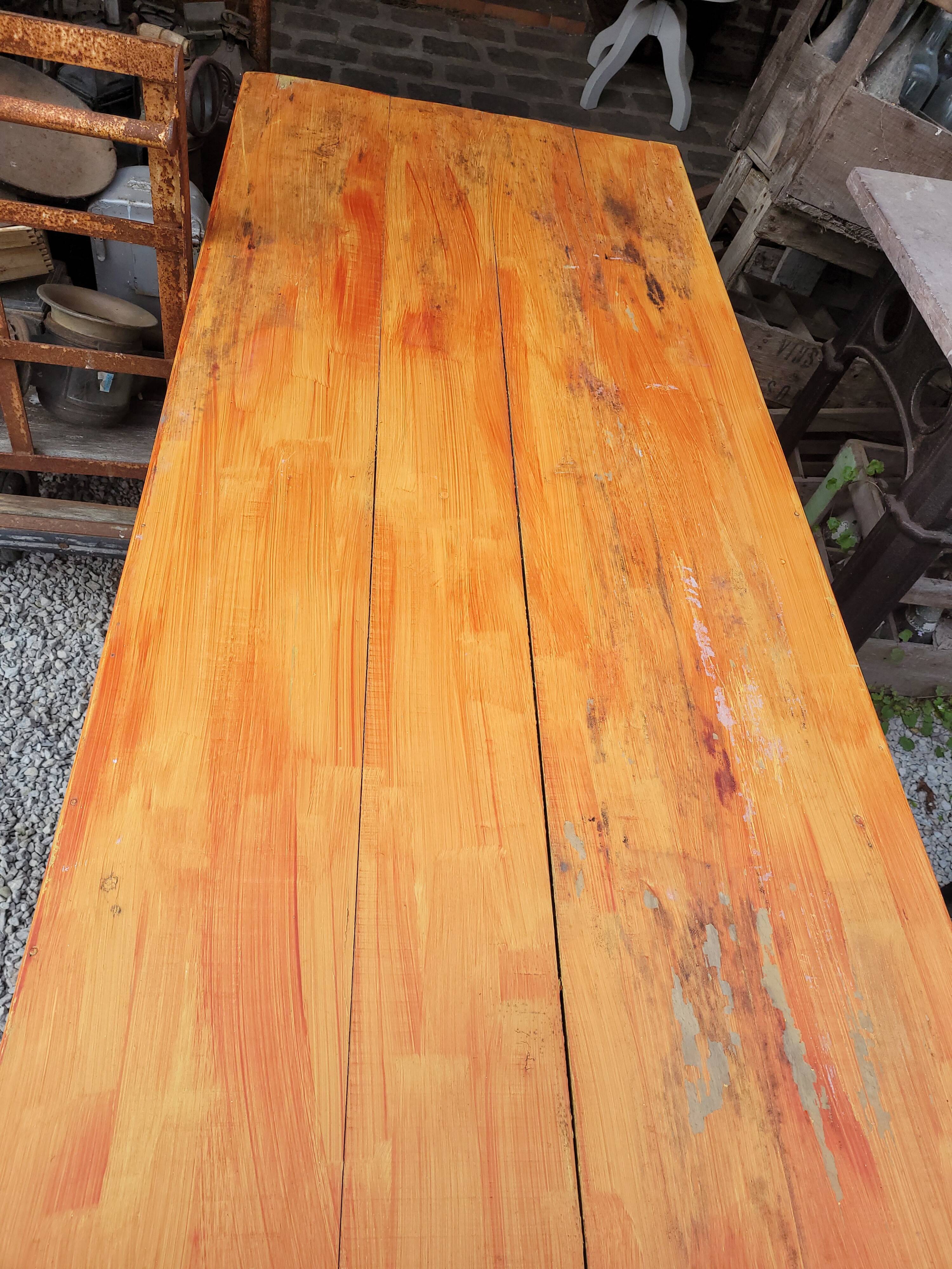 Farmhouse table 256cms long