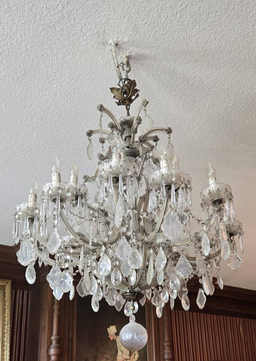 Very important Murano chandelier from the 19th century.