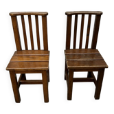 Brutalist chairs