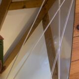 Asymmetrical antique mirror
