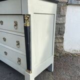 Antique Egyptian/Empire style chest of drawers with caryatids
