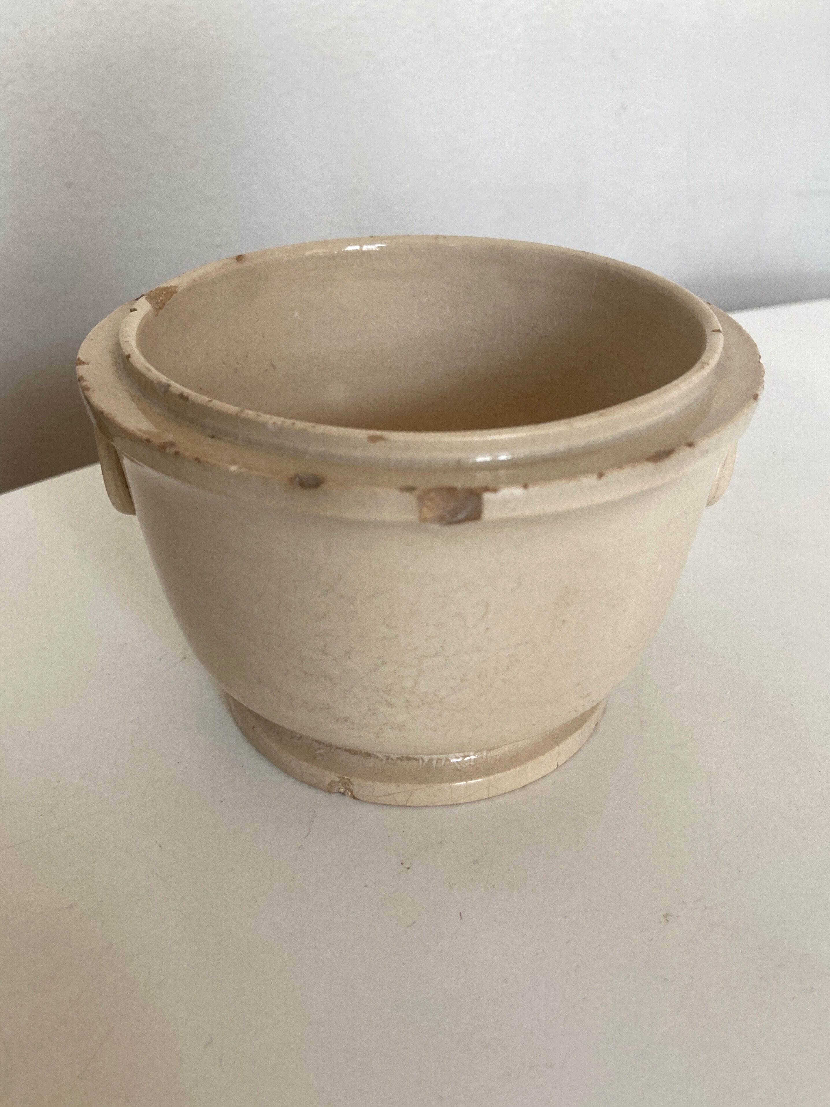 Pot de faïence directoire de digoin et sarreguemines néo classique 1860