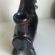 Pitcher forms Taurus terracotta glazed black vintage 60s black decoration