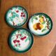 Dessert plates barbotine