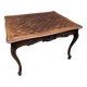 Rocaille louis xv style desk table in walnut provence 1920s