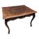 Rocaille louis xv style desk table in walnut provence 1920s
