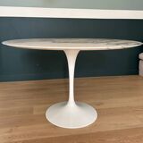Knoll Saarinen D120 Arabescato table matt