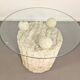 Fossil stone coffee table | Magnussen Ponte | 1980s