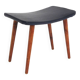Tabouret scandinave en skaï, Suède, 1940