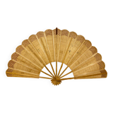Giant bamboo and cane fan