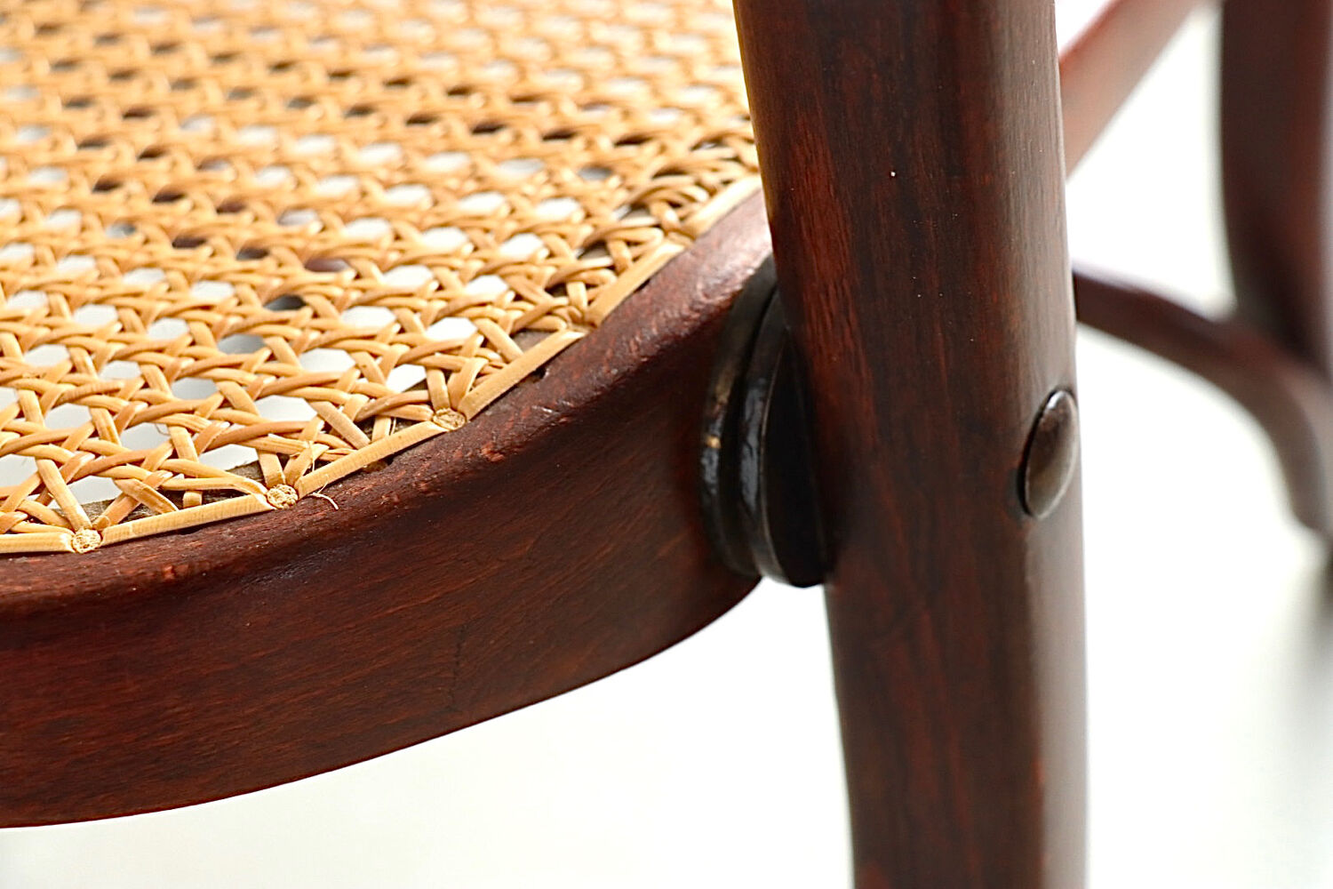 Thonet No. 1 Bentwood and Webbing Folding Arm Chair