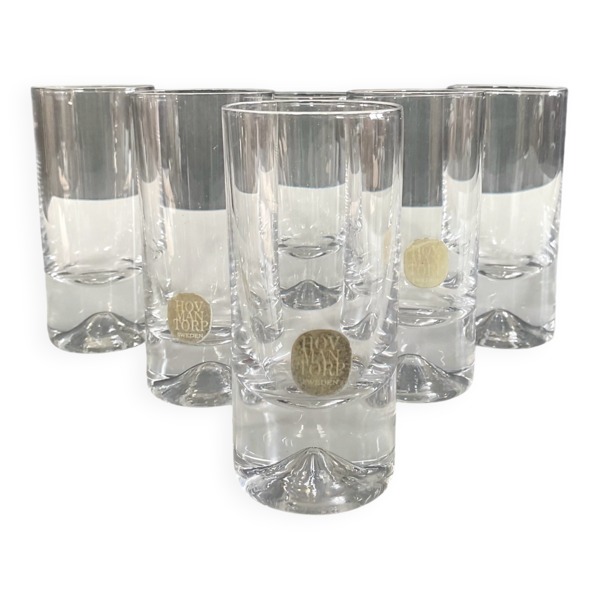 Set of 6 vintage Swedish aperitif glasses