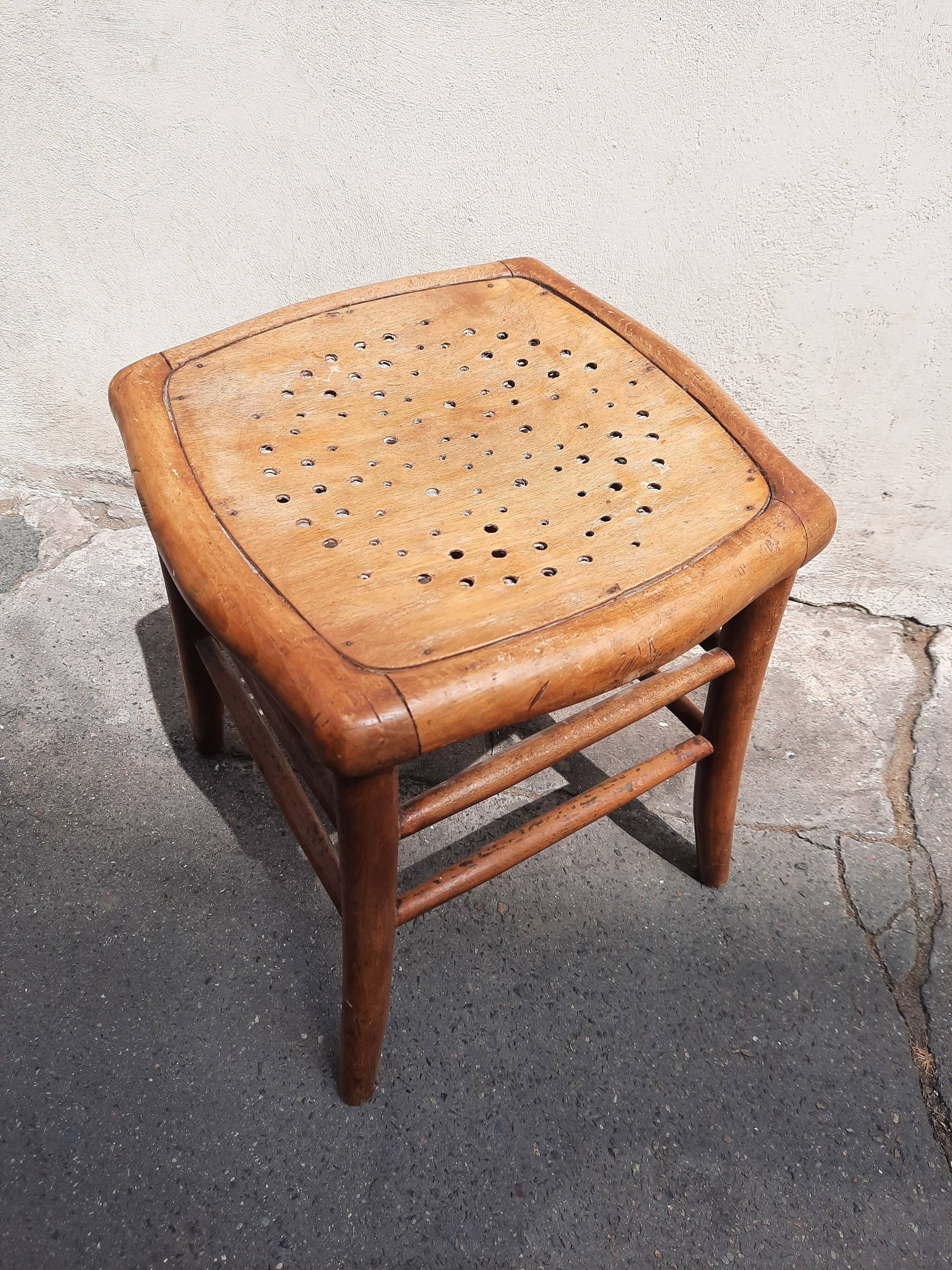 Wooden stool