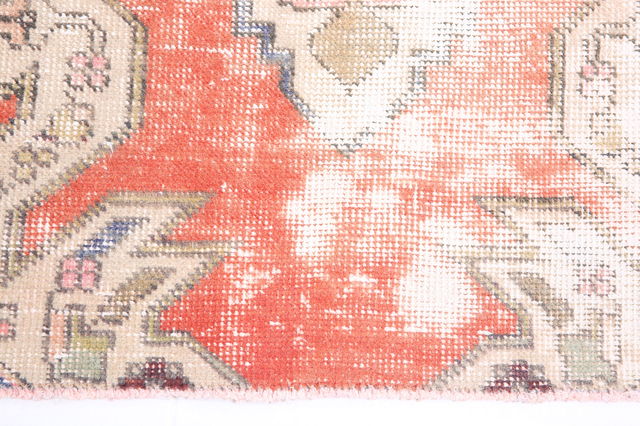 3x6 beige and red carpet rug