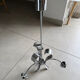 Vintage chandelier from the 1960s in stainless steel.