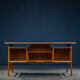 Mid-Century teak model 75 desk from Omann Jun, 1960s
