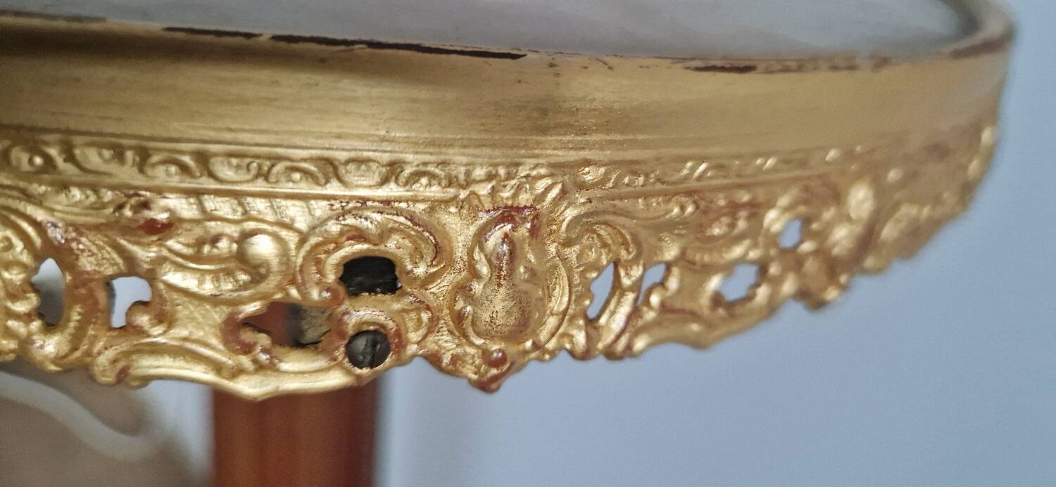 Louis xvi style high pedestal table