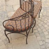 Conversation, 2-seater wrought iron bench