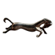 Set of 6 silver-plated horse knife rests L8 H2