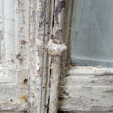 18th double-checked oak window with its frame