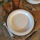 Vintage nesting dinner plates by Michel Hamon, Gien Prisunic