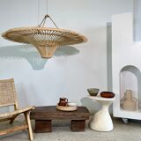 Suspension rattan saucer iron frame D:120 H:60
