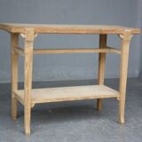 Console 4 feet in style 1940-coloured cerused oak