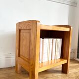 Vintage solid pine bedside table