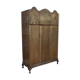Art Deco walnut wardrobe and marquetry