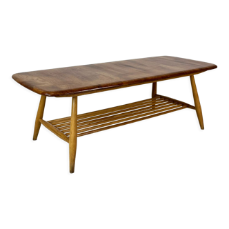 Ercol blonde coffee table