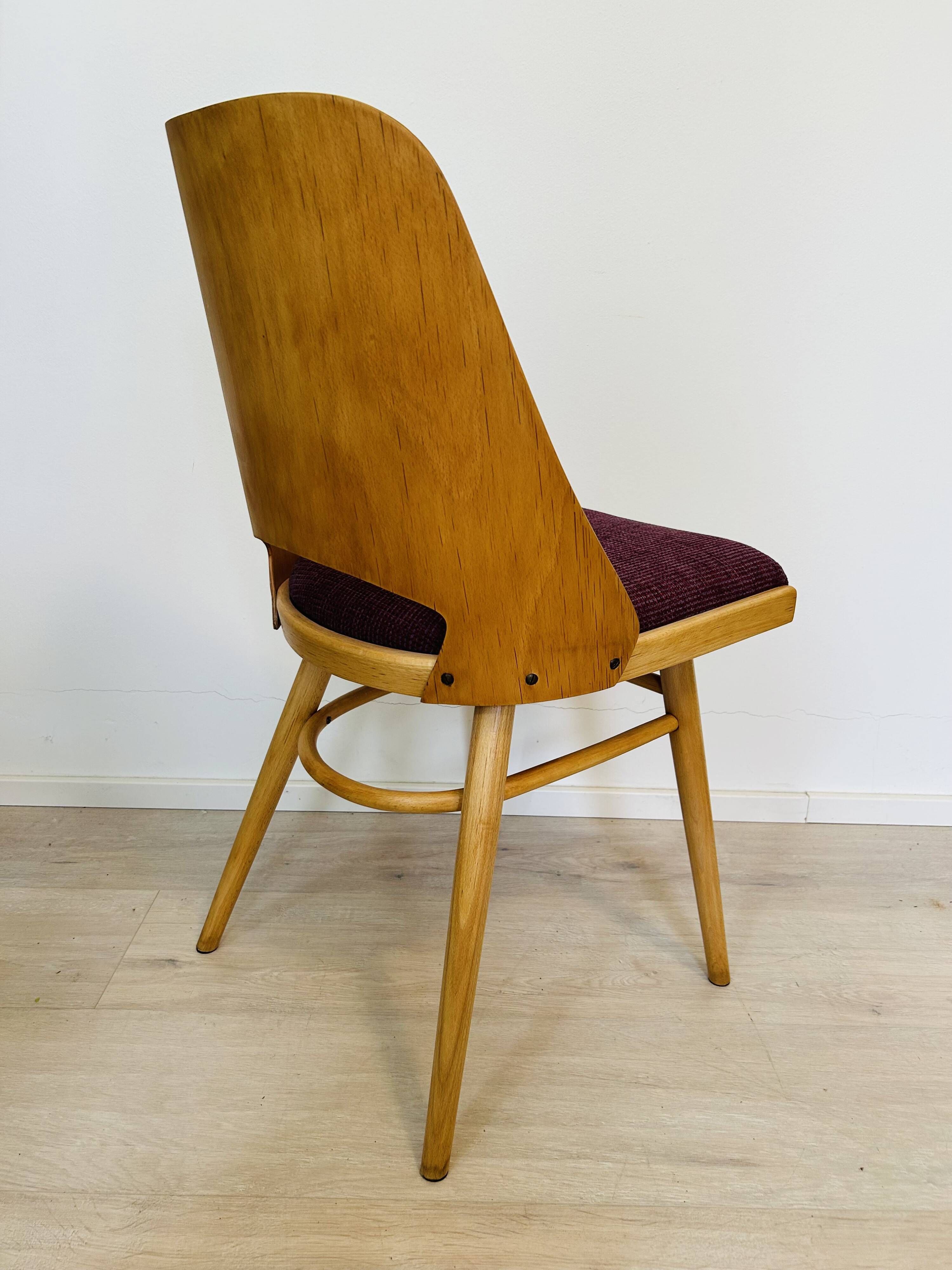 Vintage Chair by Radomir Hofman for TON, Model 514 from Czechoslovakia 1960’s