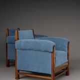 Paire de fauteuils Art Déco hollandais, années 1930