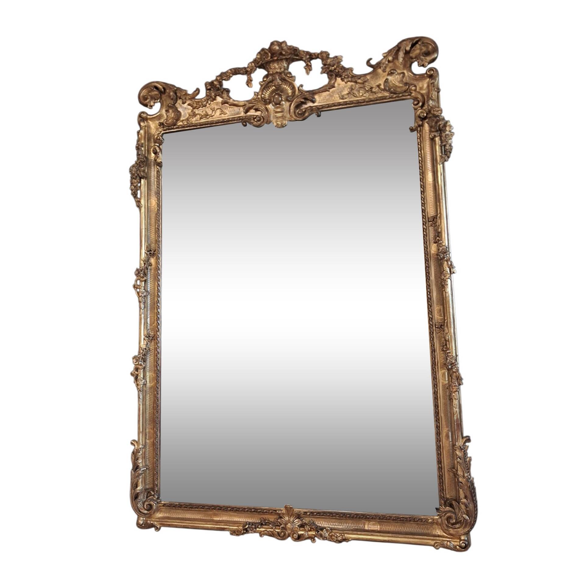 Miroir époque XIX 205 x 140