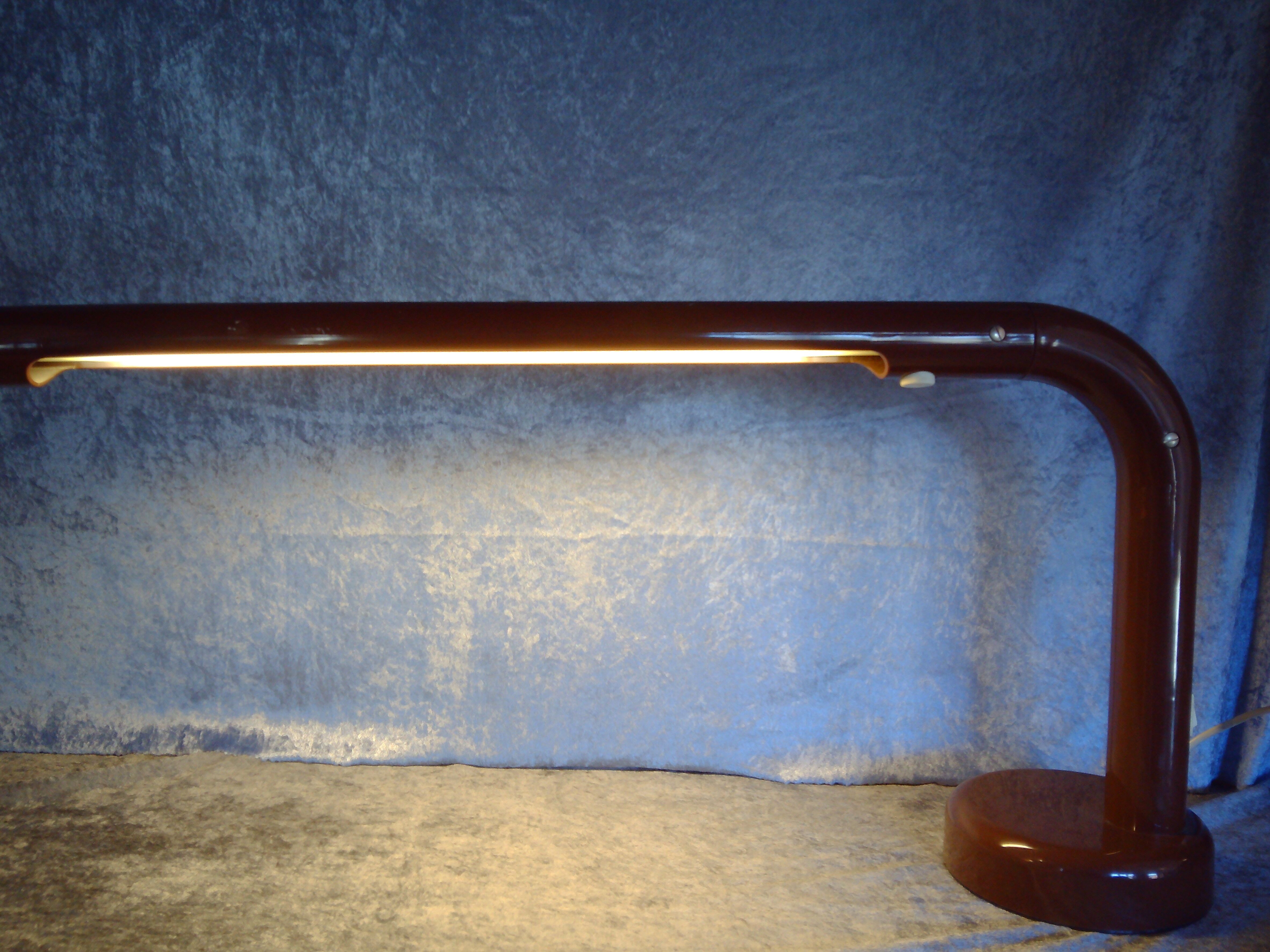 Tuben desklamp by Anders Persson for Ateljé Lyktan, Åhus, Sweden. 1970's