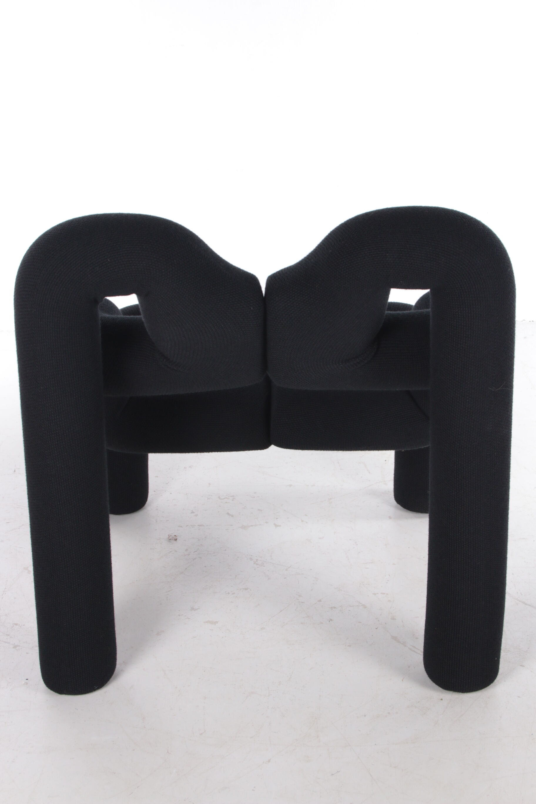 Vintage black Terje Ekstrøm Ekstrem armchair Stokke Varier