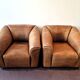 DS-47 brown leather lounge chair by De Sede, Switzerland 1970's